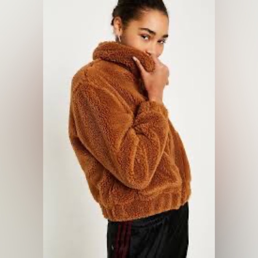 Urban Outfitters Teddy Sherpa Bomber Jacket